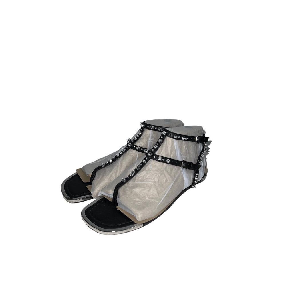 DKNY Women's Hadi Flat Sandals, Black, Size 8